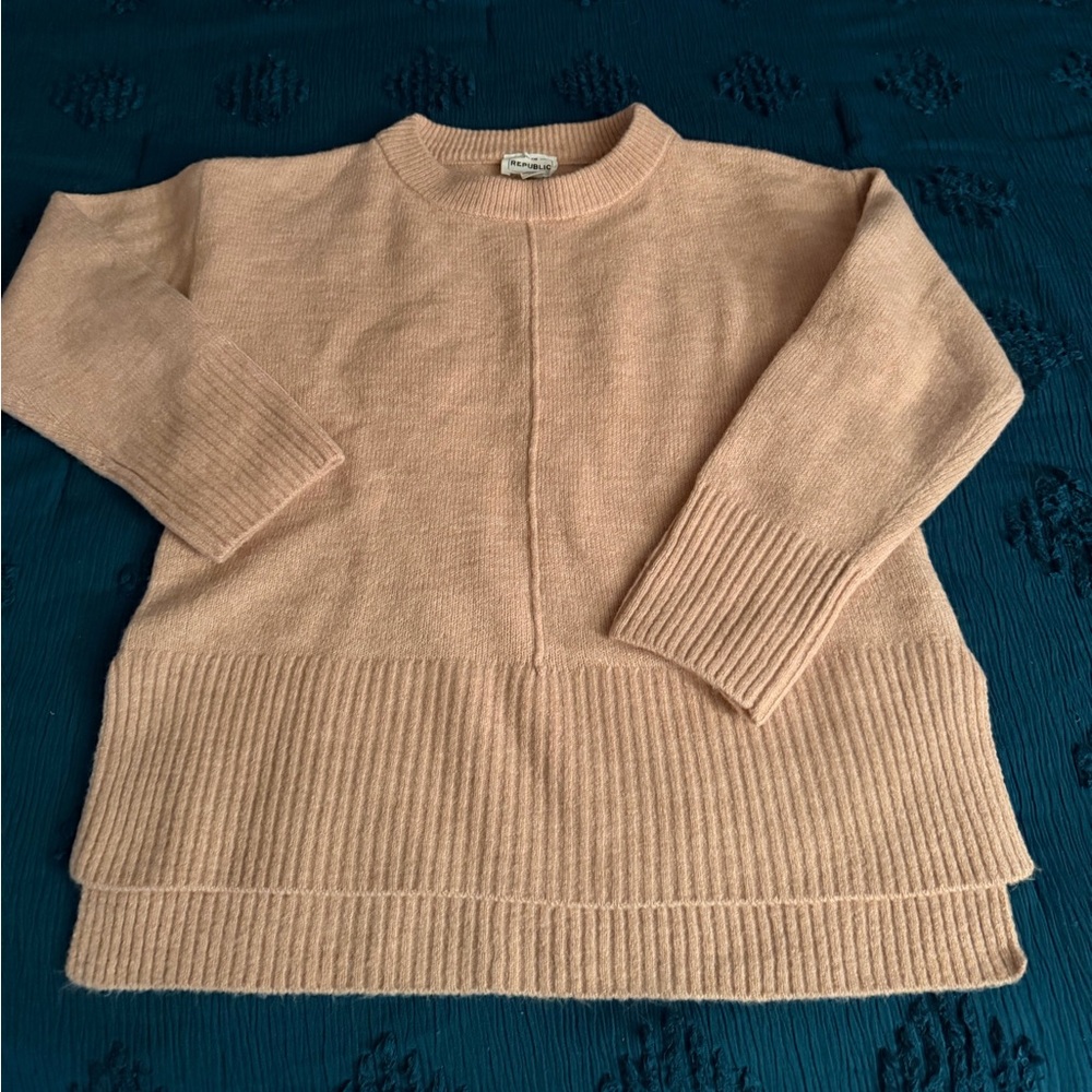 For The Republic Blush Crew Neck Sweater - Picture 1 of 10
